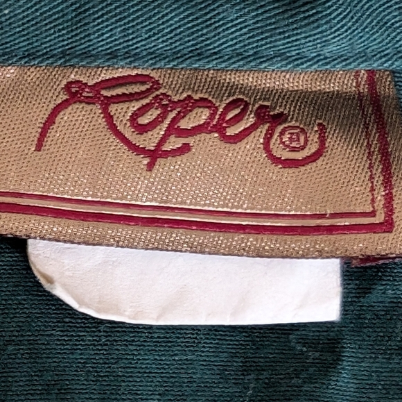 Dark Green Button-Up Roper Shirt - Picture 3 of 5